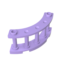 30056 | Fence 4 x 4 x 2 Quarter Round Spindled with 2 Studs