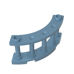 30056 | Fence 4 x 4 x 2 Quarter Round Spindled with 2 Studs