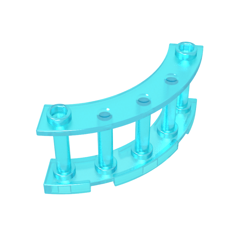 30056 | Fence 4 x 4 x 2 Quarter Round Spindled with 2 Studs