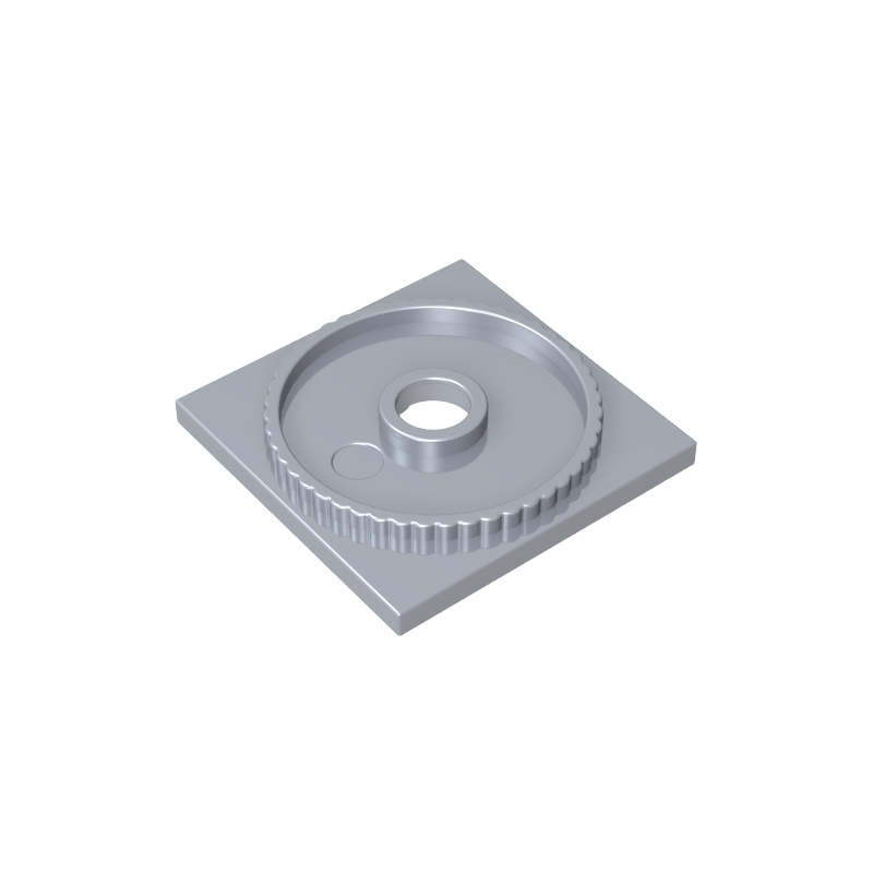 61485 | Turntable 4 x 4 Square Base, Locking