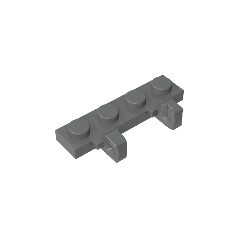 44568 | Hinge Plate 1 x 4 Locking Dual 1 Fingers on Side