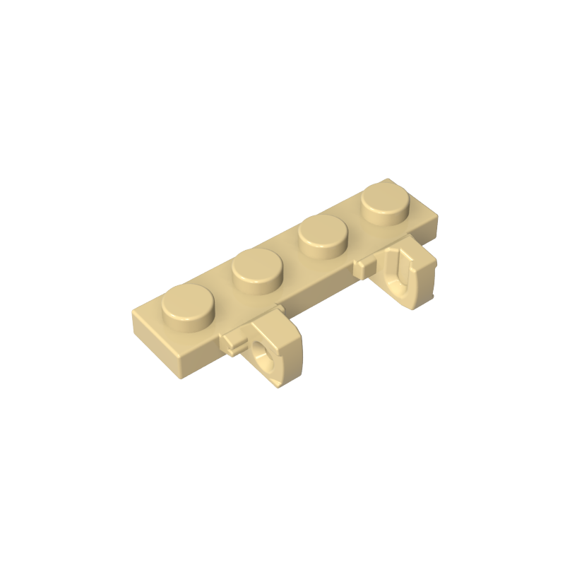 44568 | Hinge Plate 1 x 4 Locking Dual 1 Fingers on Side