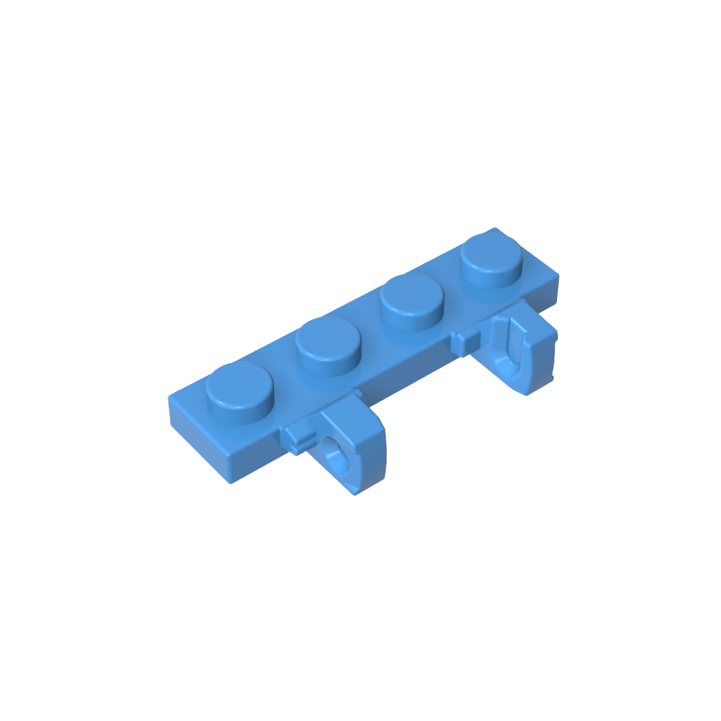 44568 | Hinge Plate 1 x 4 Locking Dual 1 Fingers on Side