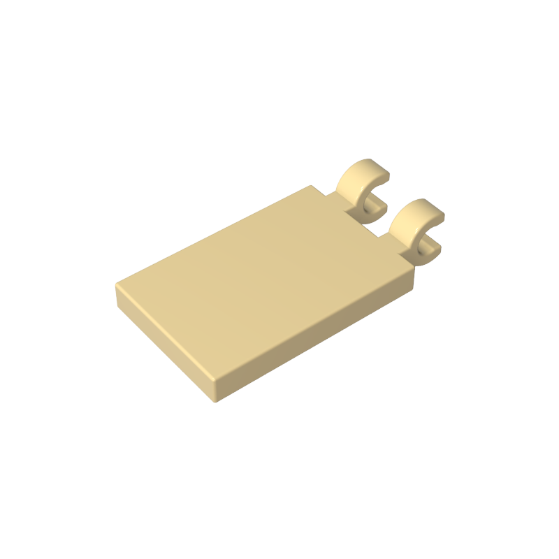 30350b | Tile, Modified 2 x 3 with 2 Clips Angled