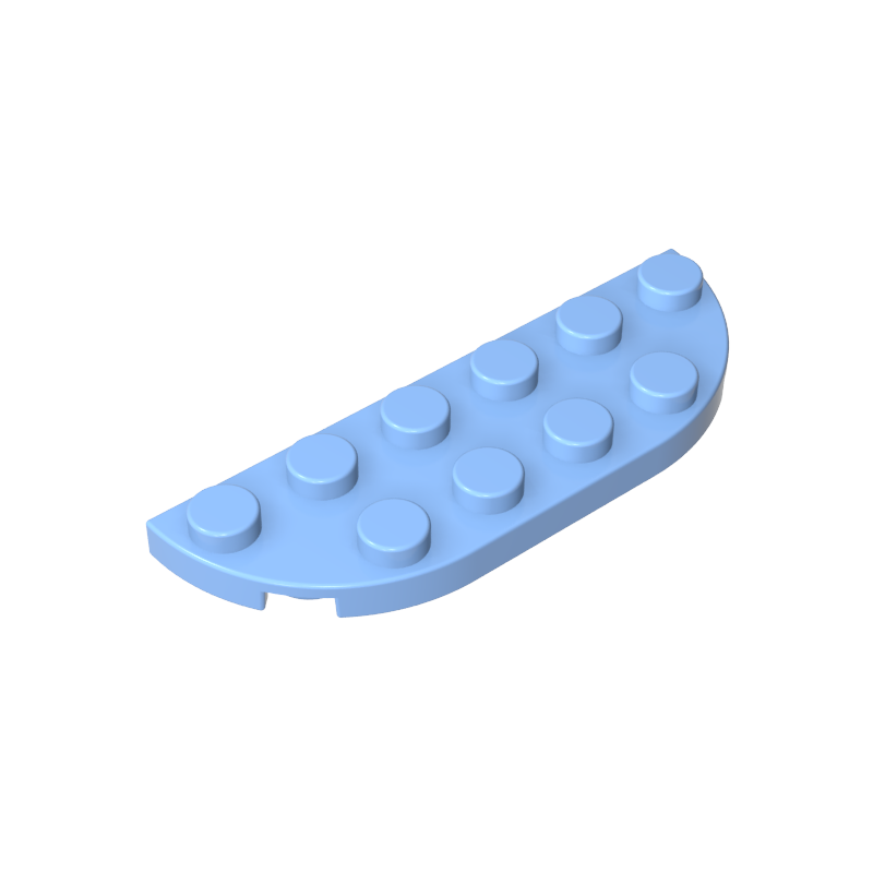 18980 | Plate, Round Corner 2 x 6 Double
