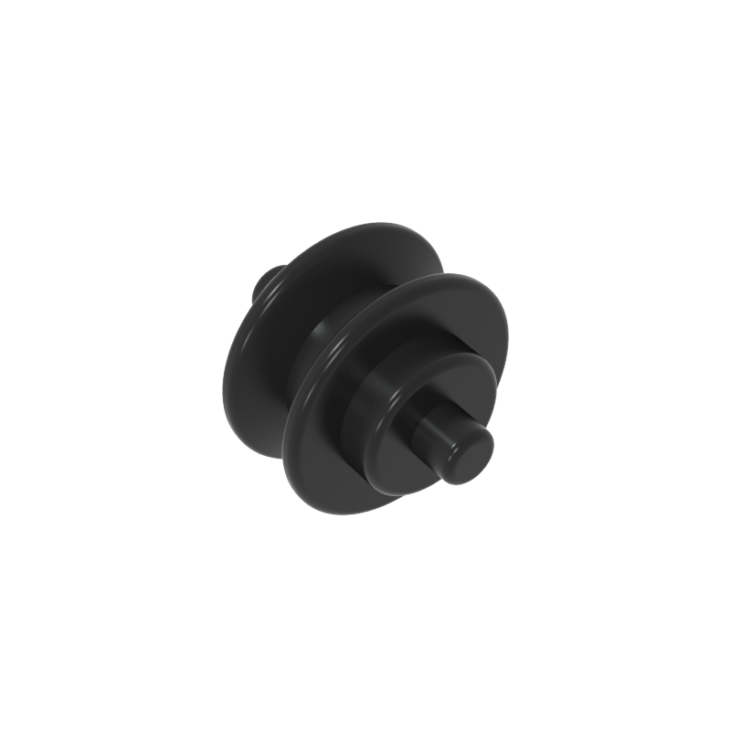 3464b | Wheel Center Small with Stub Axles (Pulley Wheel)