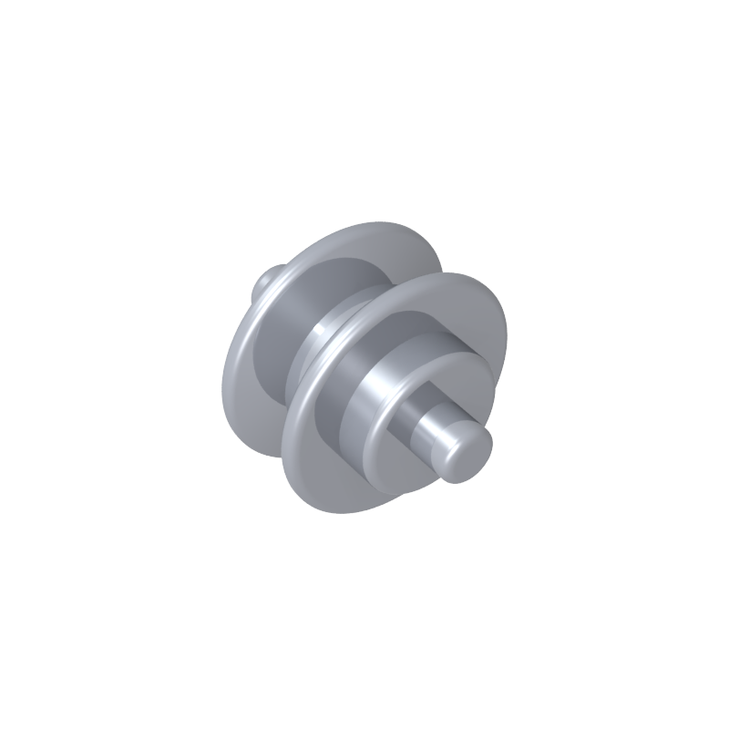 3464b | Wheel Center Small with Stub Axles (Pulley Wheel)