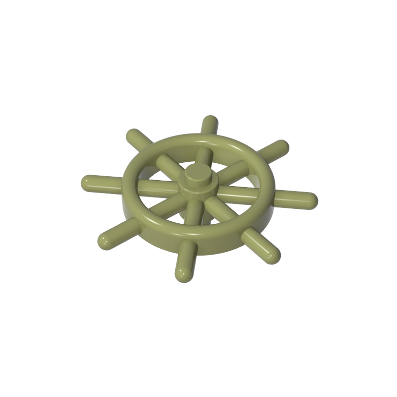 52395 | Boat, Ship's Wheel with Slotted Pin
