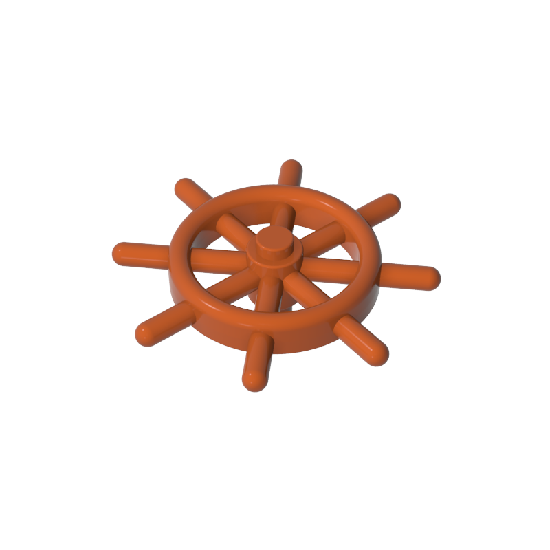 52395 | Boat, Ship's Wheel with Slotted Pin