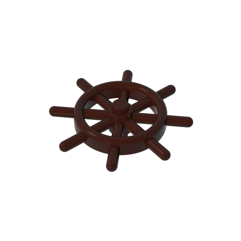 52395 | Boat, Ship's Wheel with Slotted Pin
