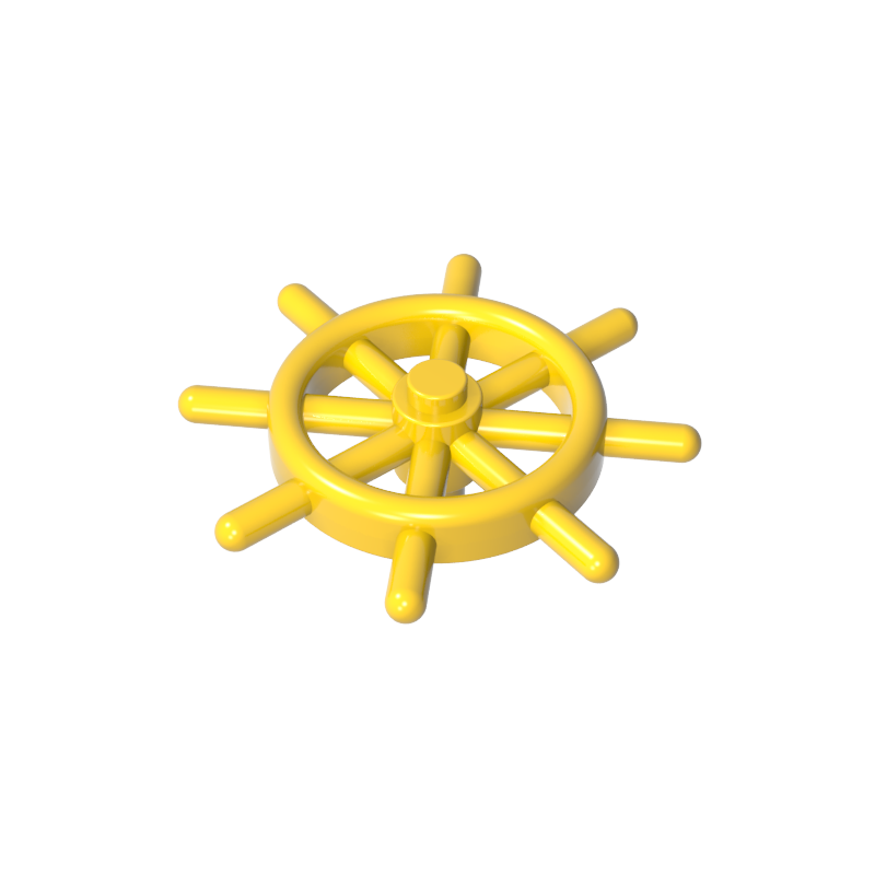 52395 | Boat, Ship's Wheel with Slotted Pin