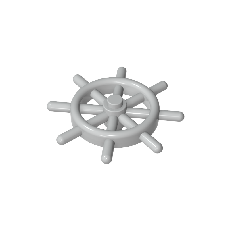52395 | Boat, Ship's Wheel with Slotted Pin