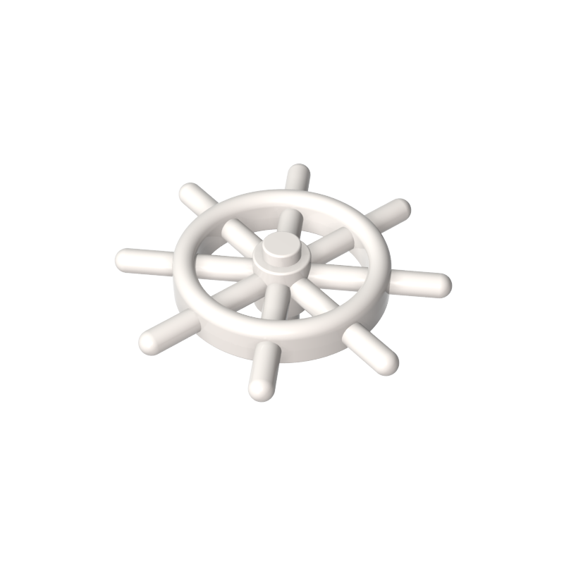 52395 | Boat, Ship's Wheel with Slotted Pin