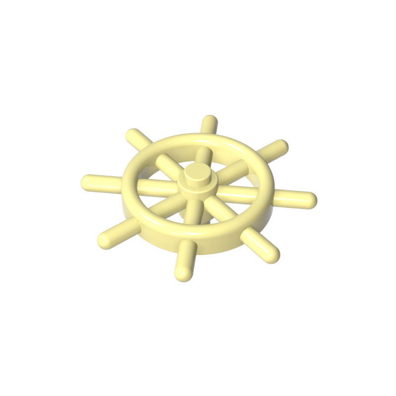 52395 | Boat, Ship's Wheel with Slotted Pin