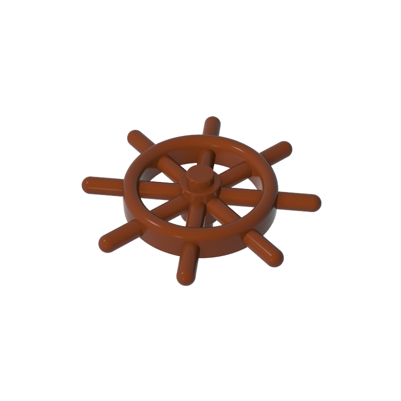 52395 | Boat, Ship's Wheel with Slotted Pin