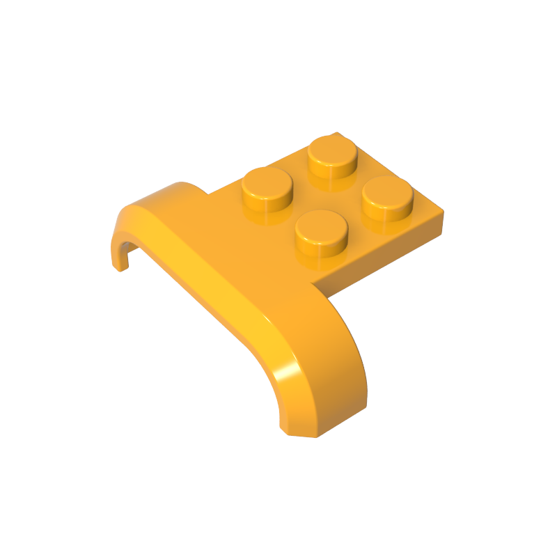 28326 | Vehicle, Mudguard 4 x 3 x 1 with Arch Curved