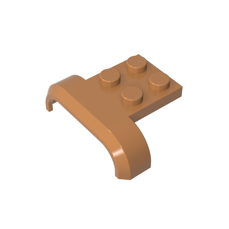 28326 | Vehicle, Mudguard 4 x 3 x 1 with Arch Curved