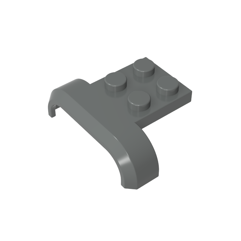 28326 | Vehicle, Mudguard 4 x 3 x 1 with Arch Curved