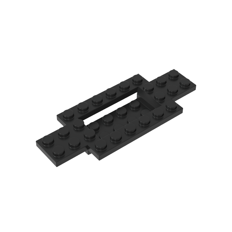 30029 | Vehicle, Base 4 x 10 x 2/3 with 2 x 4 Recessed Center with Smooth Underside