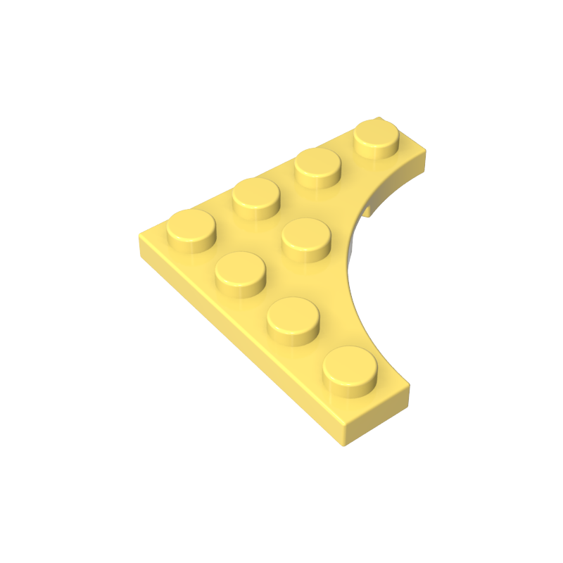 35044 | Plate, Modified 4 x 4 with 3 x 3 Curved Cutout