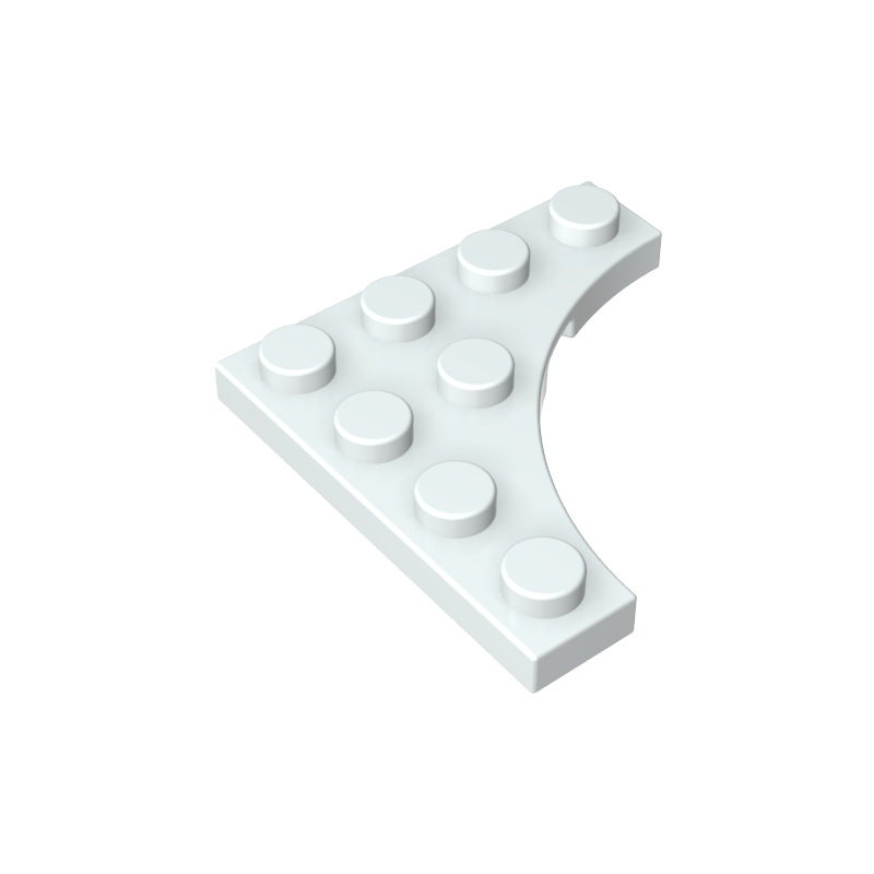 35044 | Plate, Modified 4 x 4 with 3 x 3 Curved Cutout