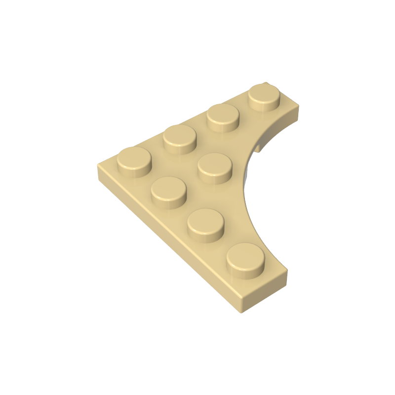 35044 | Plate, Modified 4 x 4 with 3 x 3 Curved Cutout