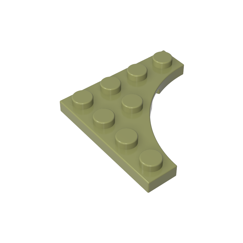 35044 | Plate, Modified 4 x 4 with 3 x 3 Curved Cutout