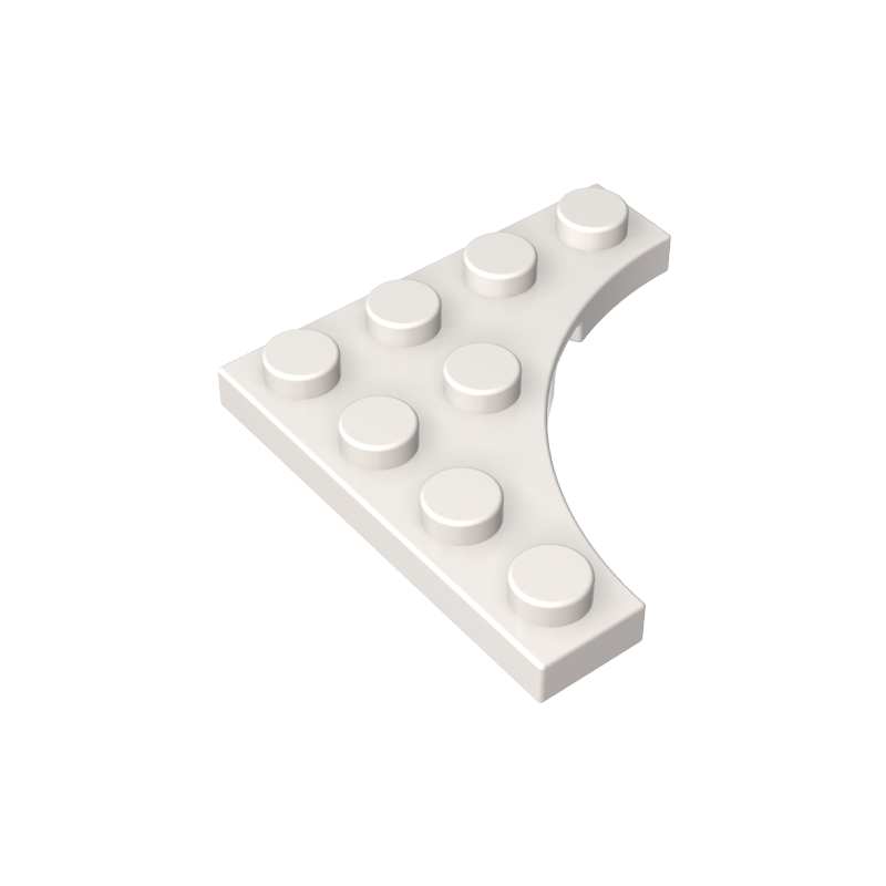 35044 | Plate, Modified 4 x 4 with 3 x 3 Curved Cutout
