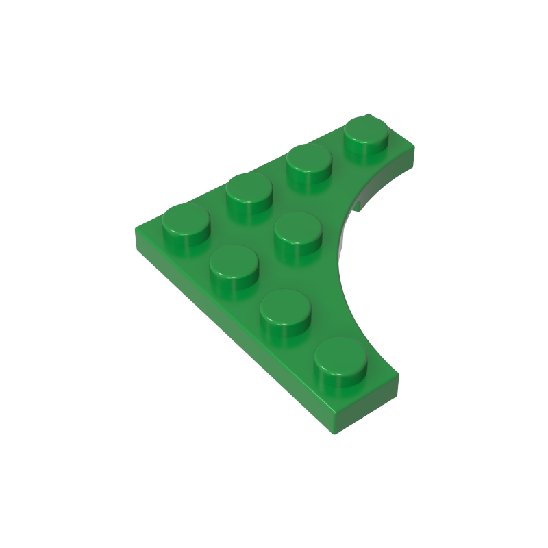 35044 | Plate, Modified 4 x 4 with 3 x 3 Curved Cutout