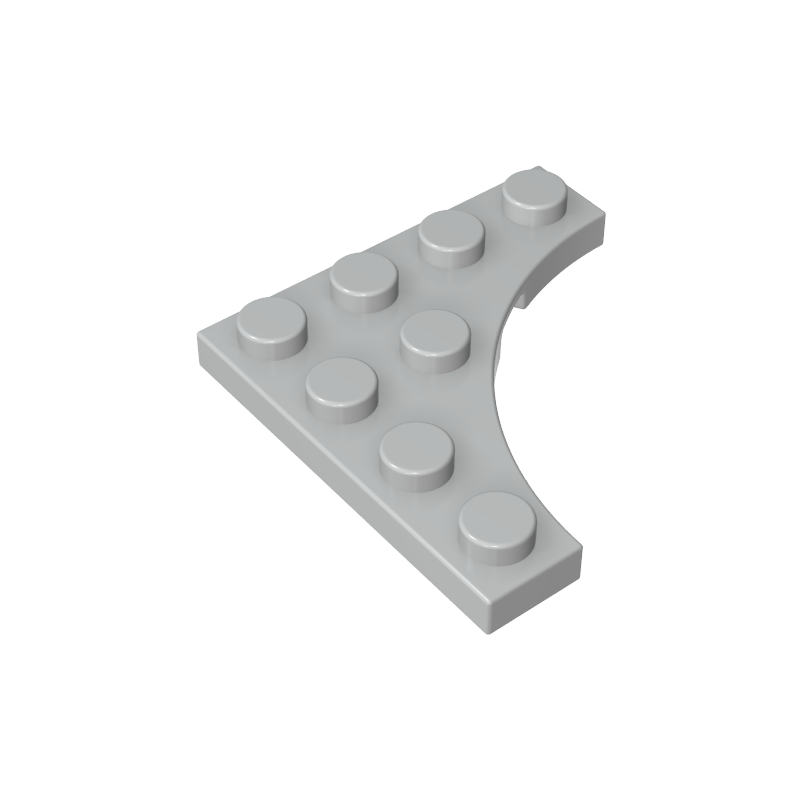 35044 | Plate, Modified 4 x 4 with 3 x 3 Curved Cutout
