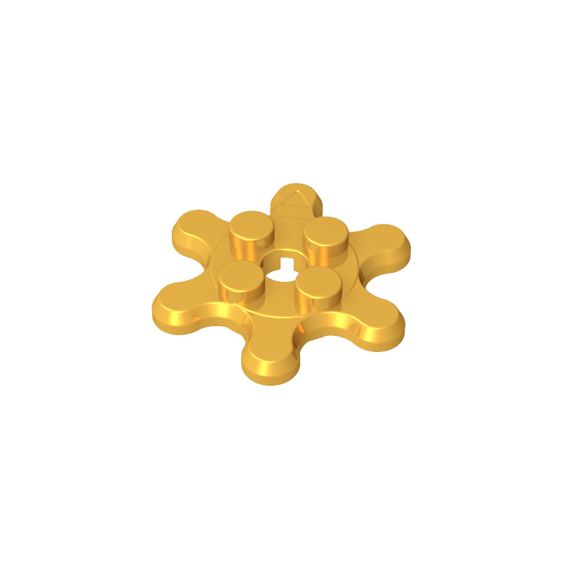 35442 | Plate, Round 2 x 2 Gear 6 Tooth