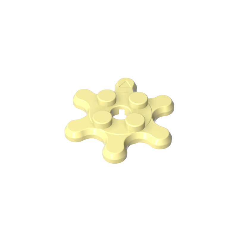 35442 | Plate, Round 2 x 2 Gear 6 Tooth