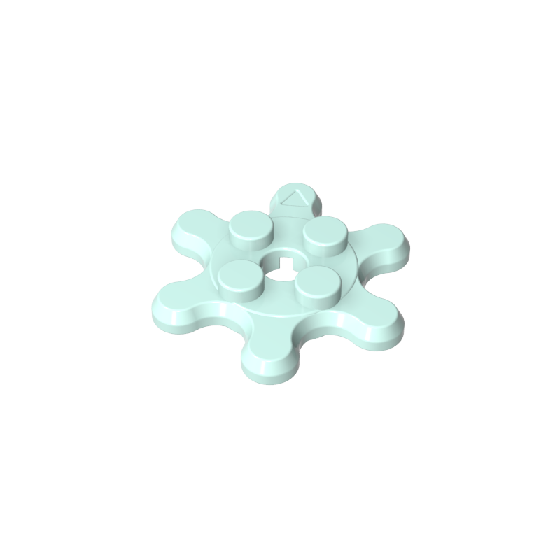 35442 | Plate, Round 2 x 2 Gear 6 Tooth