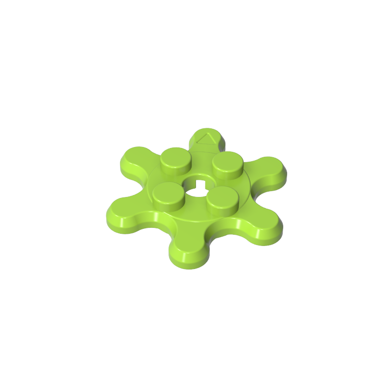 35442 | Plate, Round 2 x 2 Gear 6 Tooth