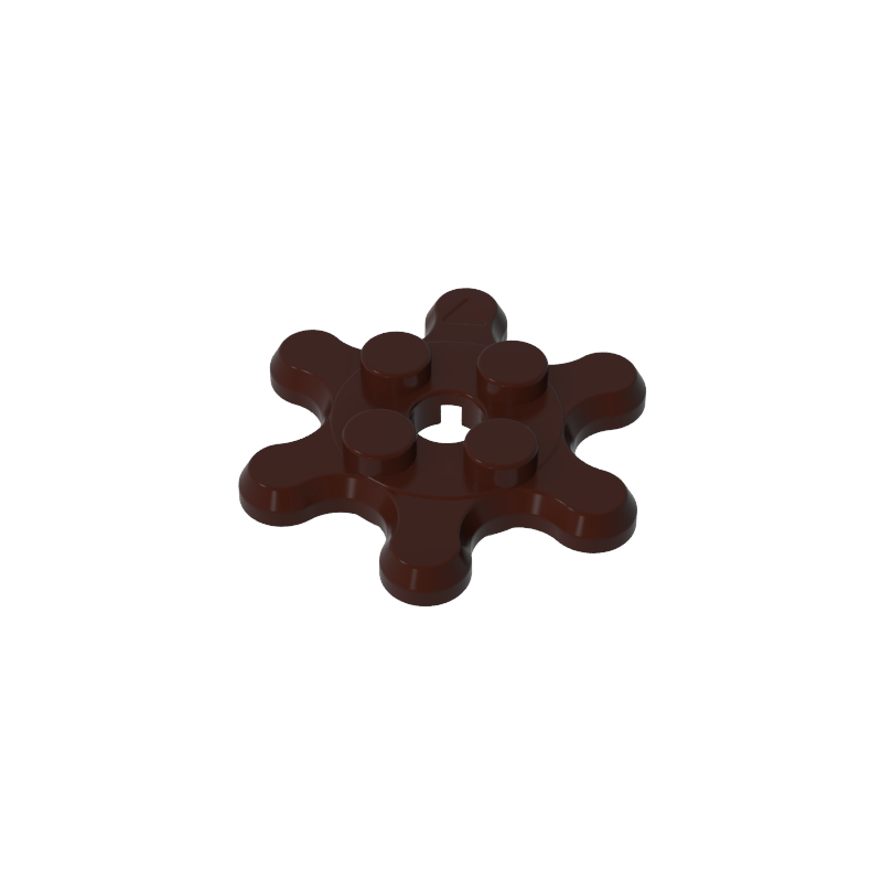 35442 | Plate, Round 2 x 2 Gear 6 Tooth