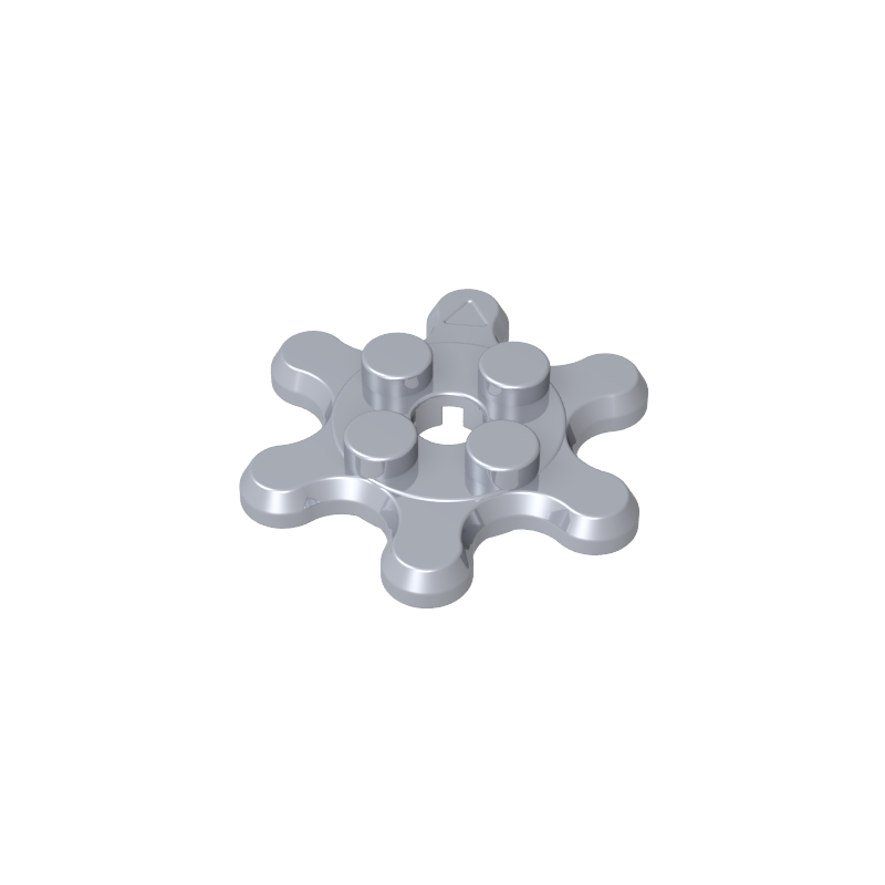 35442 | Plate, Round 2 x 2 Gear 6 Tooth