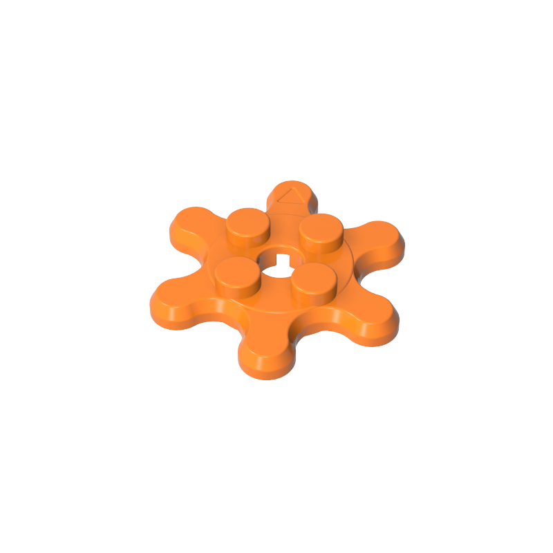 35442 | Plate, Round 2 x 2 Gear 6 Tooth