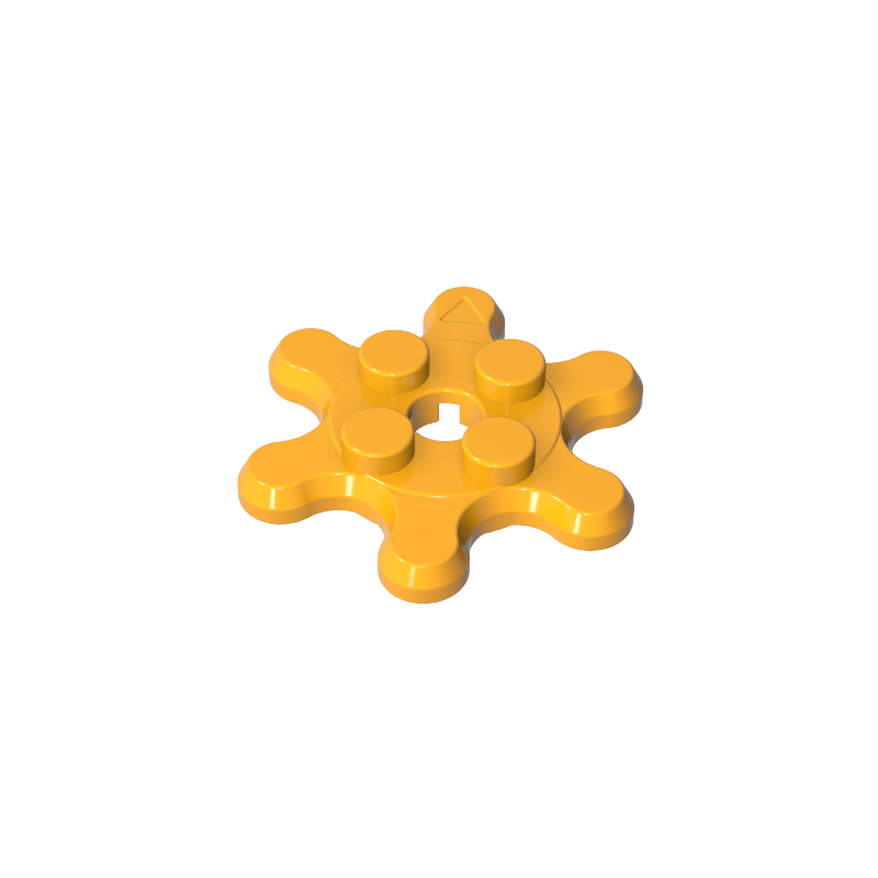 35442 | Plate, Round 2 x 2 Gear 6 Tooth