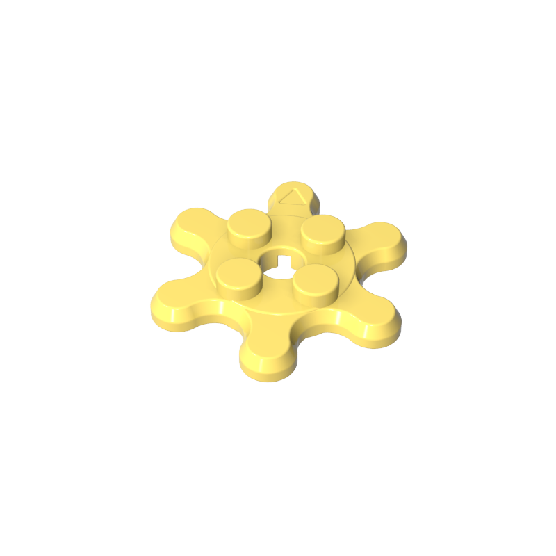 35442 | Plate, Round 2 x 2 Gear 6 Tooth