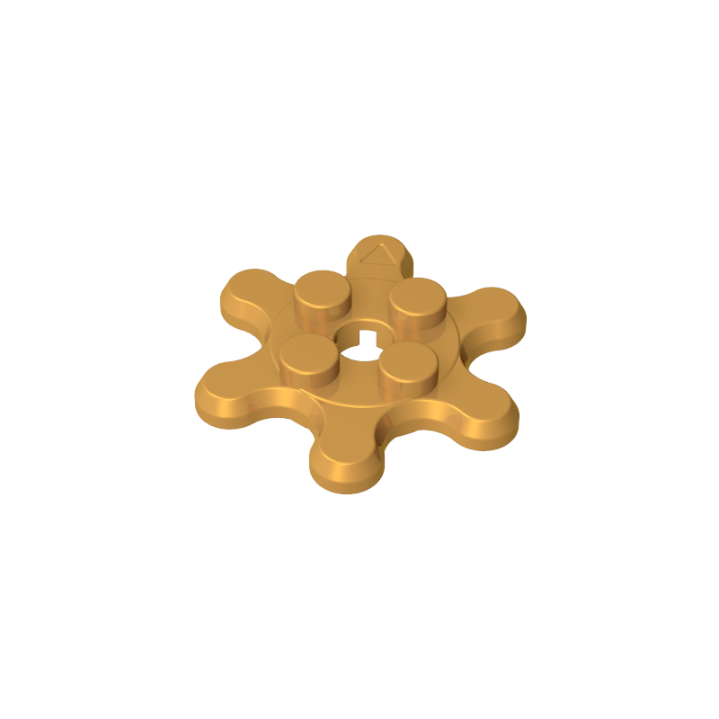 35442 | Plate, Round 2 x 2 Gear 6 Tooth