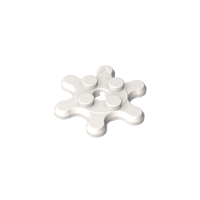 35442 | Plate, Round 2 x 2 Gear 6 Tooth