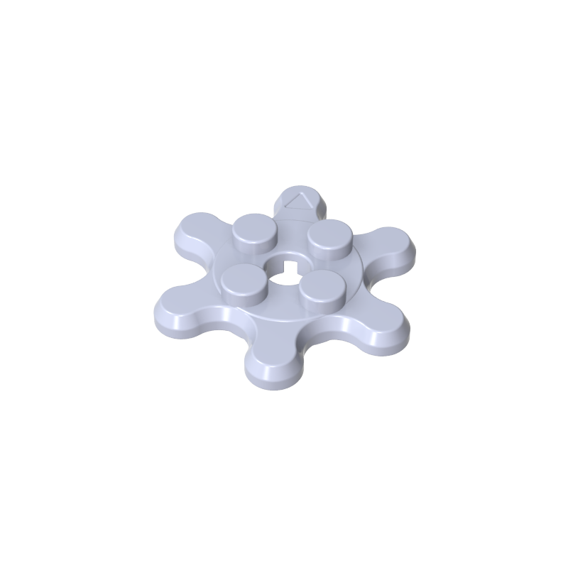 35442 | Plate, Round 2 x 2 Gear 6 Tooth