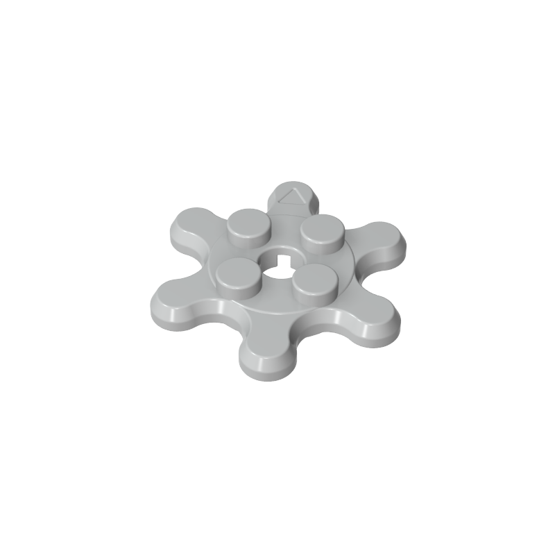 35442 | Plate, Round 2 x 2 Gear 6 Tooth