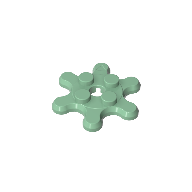 35442 | Plate, Round 2 x 2 Gear 6 Tooth