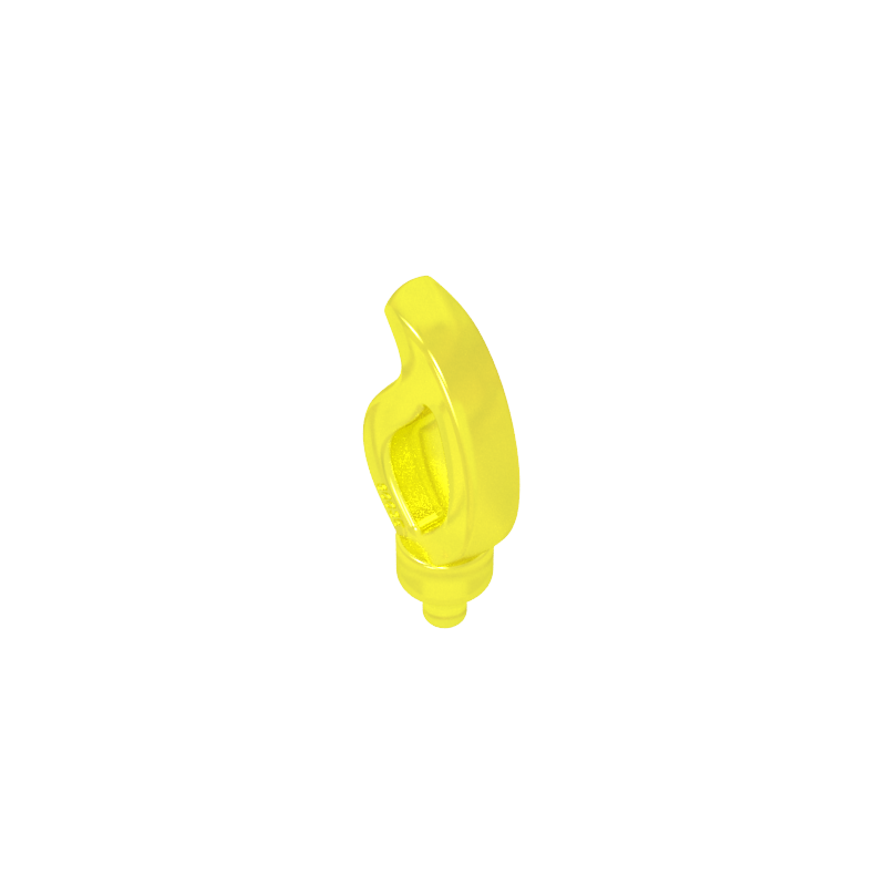 37775 | Wave Rounded Straight Single with Small Pin End (Candle Flame)