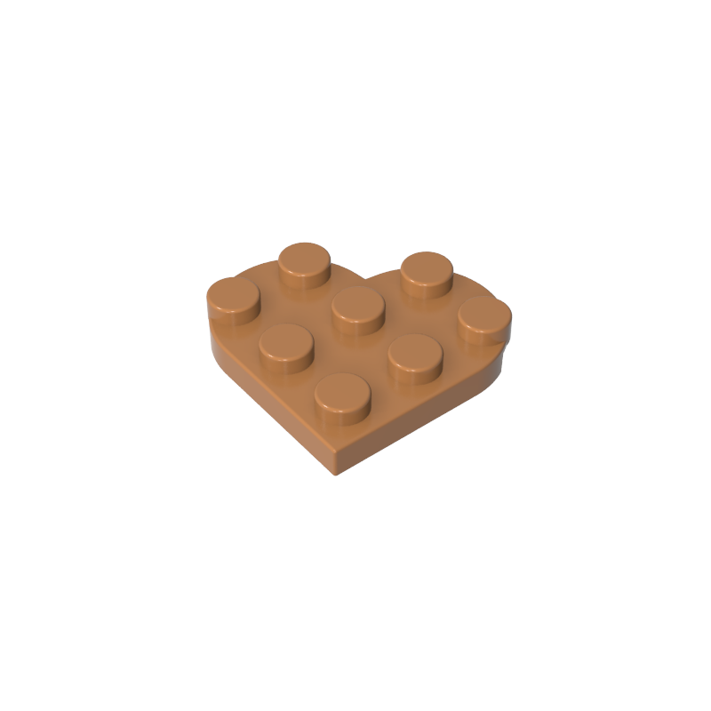 39613 | Plate, Round 3 x 3 Heart