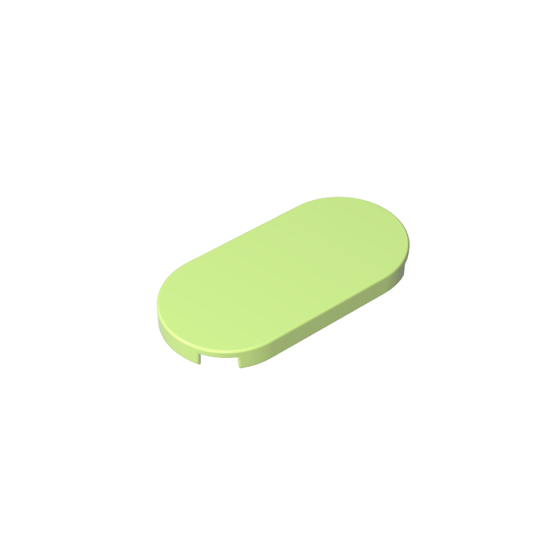 66857 | Tile, Round 2 x 4 Oval