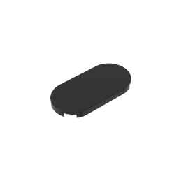 66857 | Tile, Round 2 x 4 Oval