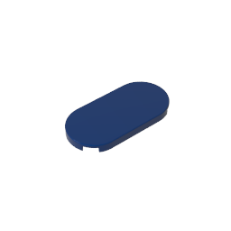 66857 | Tile, Round 2 x 4 Oval