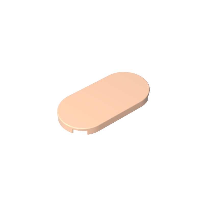 66857 | Tile, Round 2 x 4 Oval